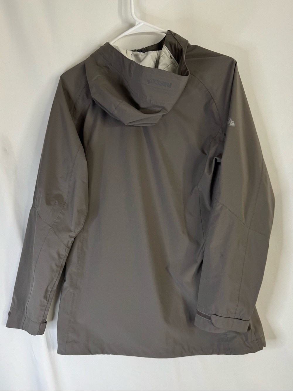 Recco Charcoal Hooded Ski Jacket with Orange Trim - Picture 3 of 12